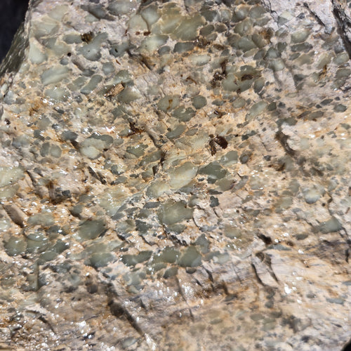 Chalcosiderite in Rhyolite & Alunite