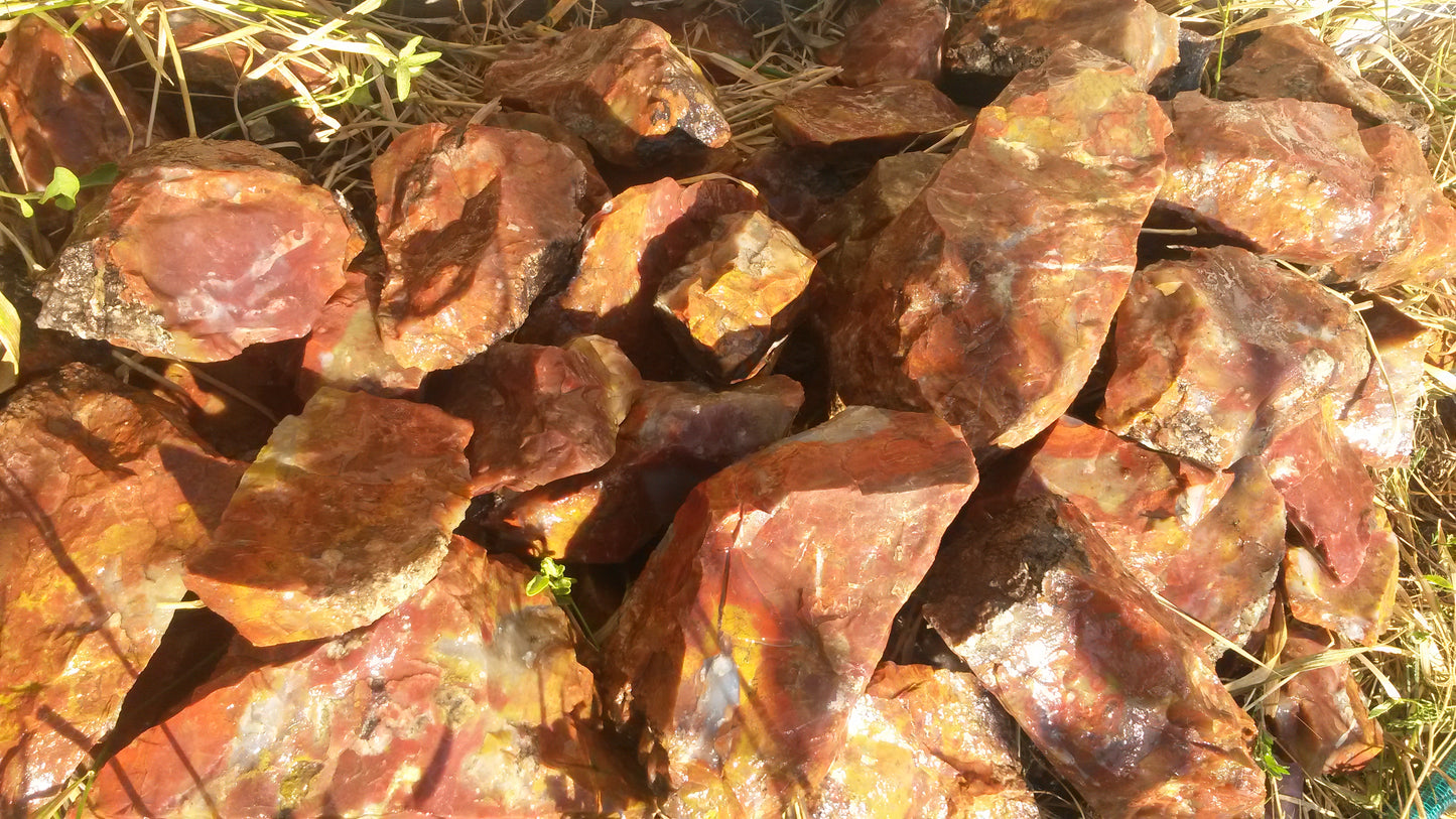 Blood Swirl Agate; Red Agate