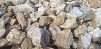White and Clear Agate