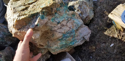 Chrysocolla: W/ Quartz