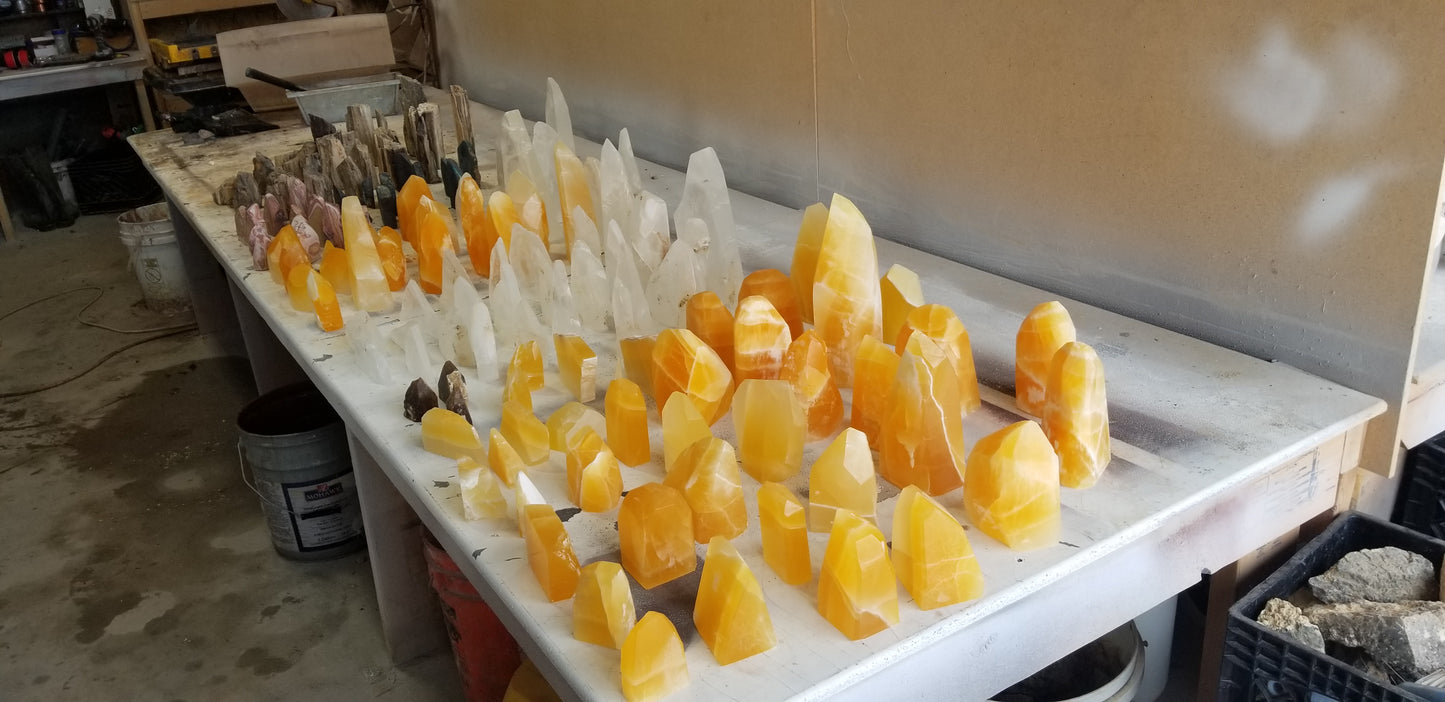 Honey Onyx, Honeycomb Calcite