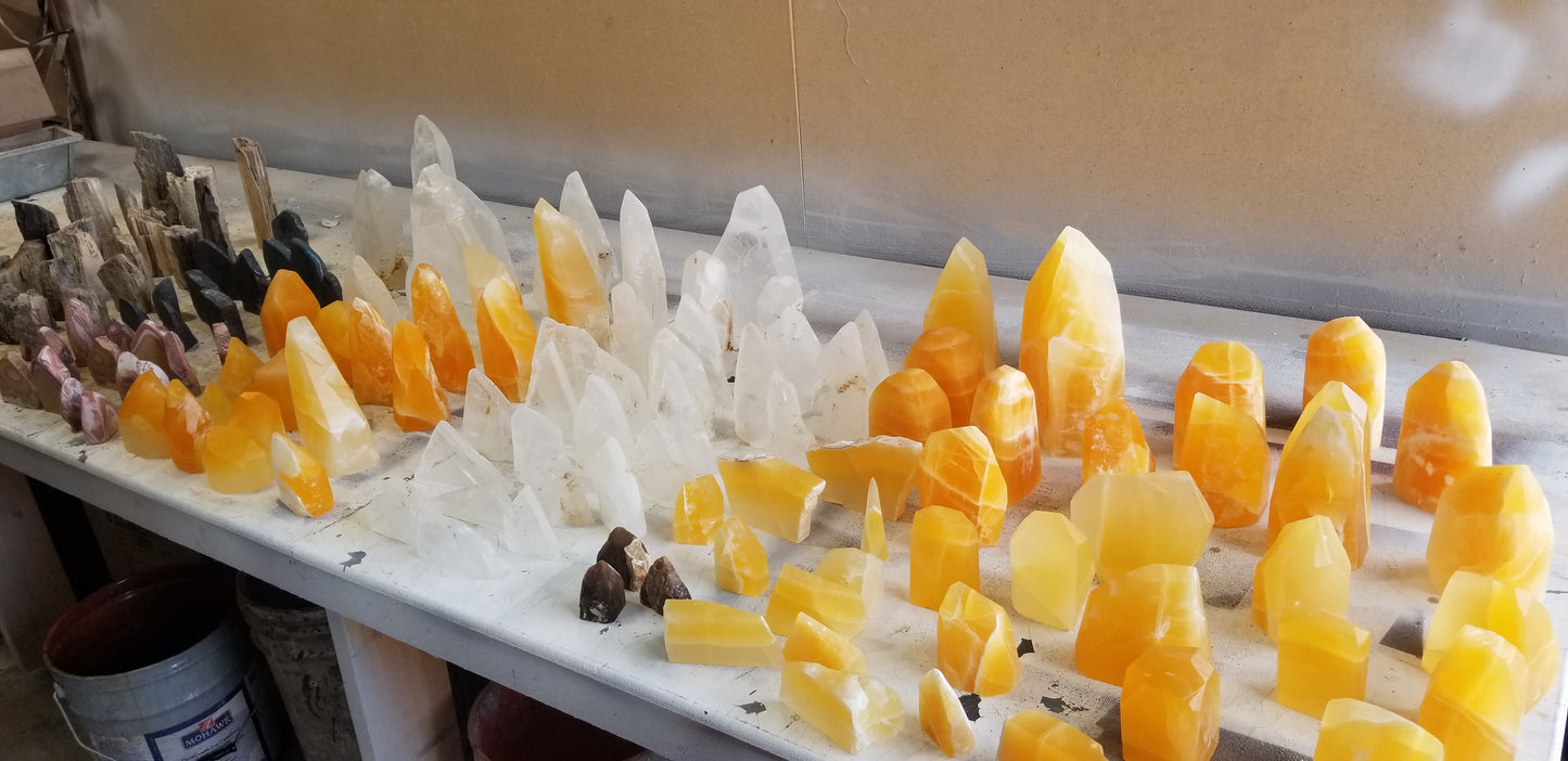 Honey Onyx, Honeycomb Calcite