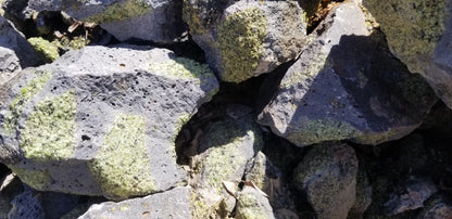 Peridot in Basalt Matrix