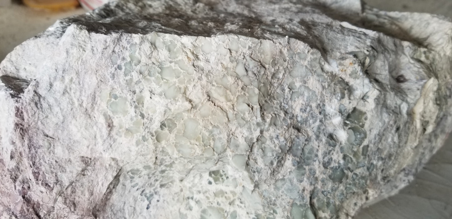 Chalcosiderite in Rhyolite & Alunite