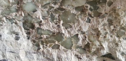 Chalcosiderite in Rhyolite & Alunite