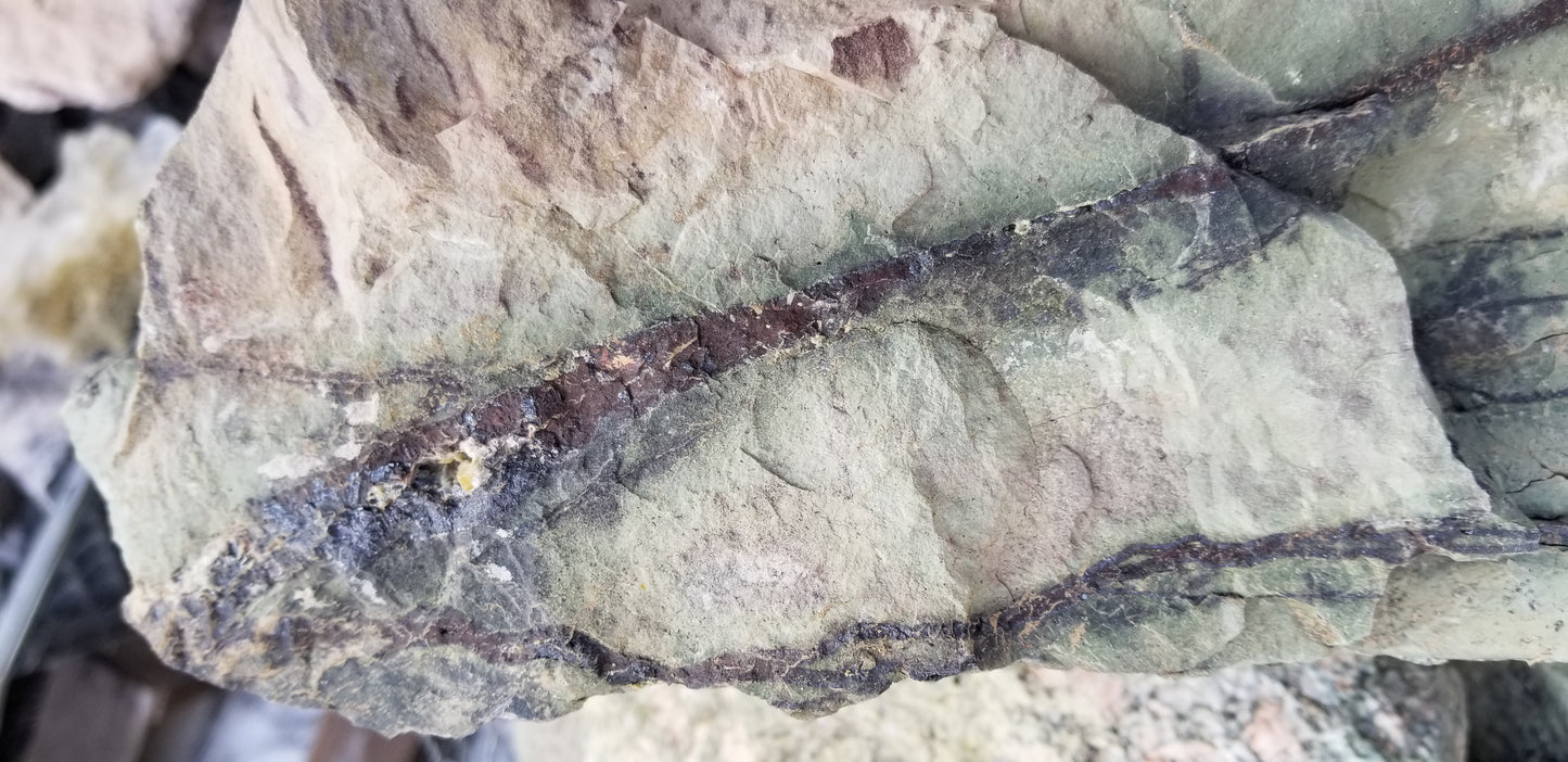 Chrysocolla w/ Magnetite and Medmontite