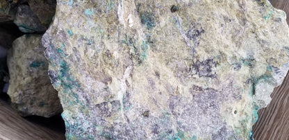 Chrysocolla w/ Magnetite and Medmontite