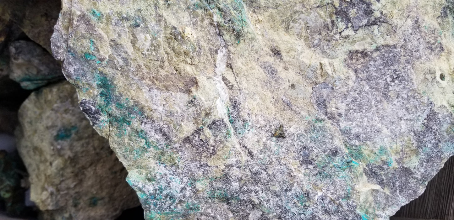 Chrysocolla w/ Magnetite and Medmontite