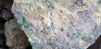 Chrysocolla w/ Magnetite and Medmontite