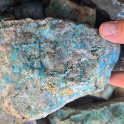 Chrysocolla w/ Magnetite and Medmontite