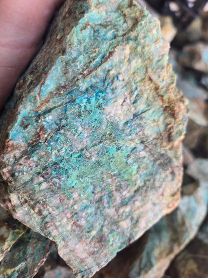 Chrysocolla: W/ Quartz