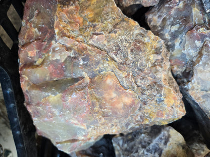 Blood Swirl Agate; Red Agate