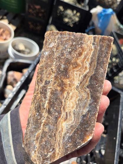Root Beer Onyx w/ Aragonite