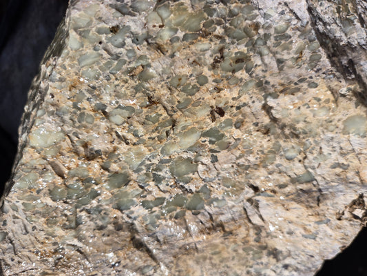 Chalcosiderite in Rhyolite & Alunite