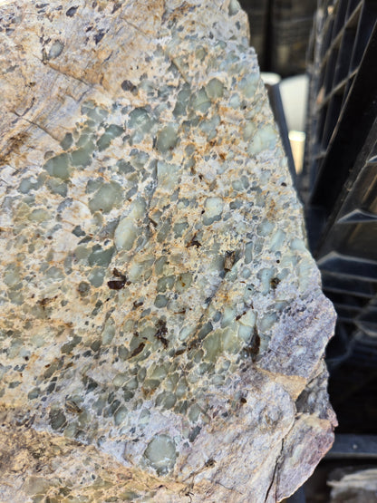 Chalcosiderite in Rhyolite & Alunite