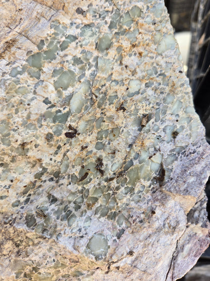 Chalcosiderite in Rhyolite & Alunite