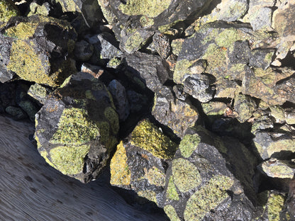 Peridot in Basalt Matrix