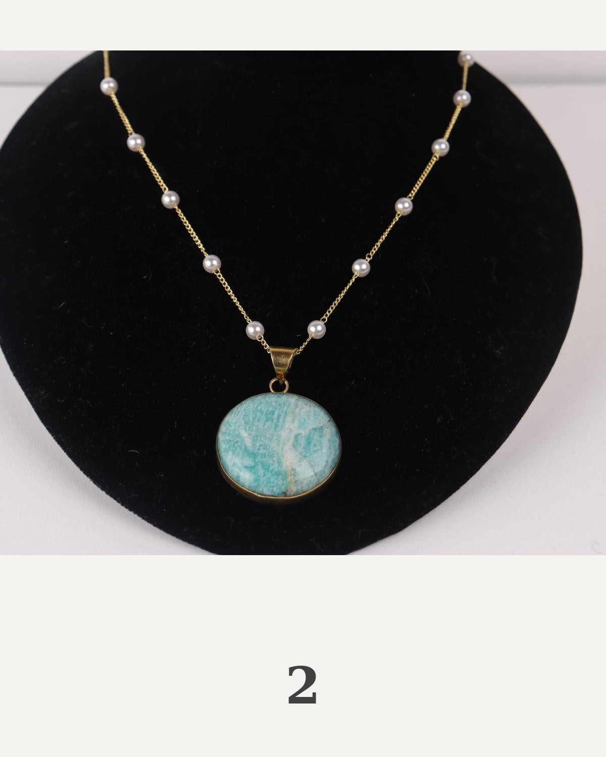 Amazonite Necklace Pendants