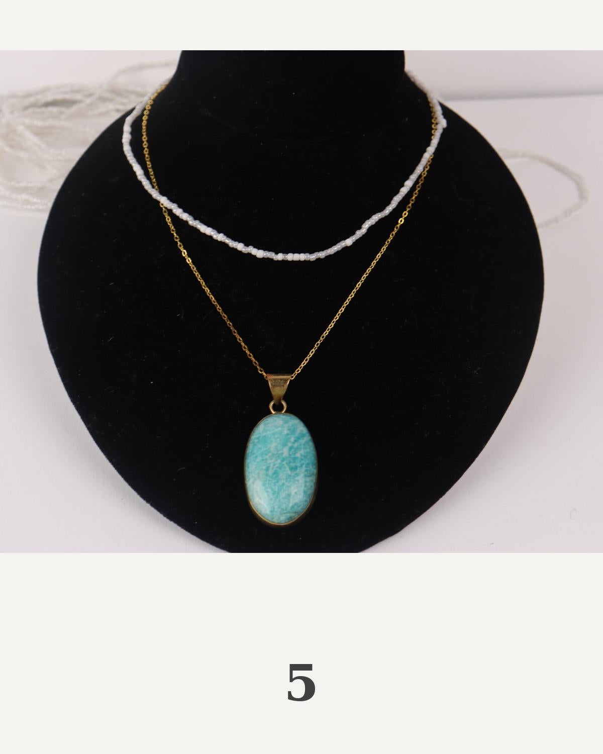 Amazonite Necklace Pendants