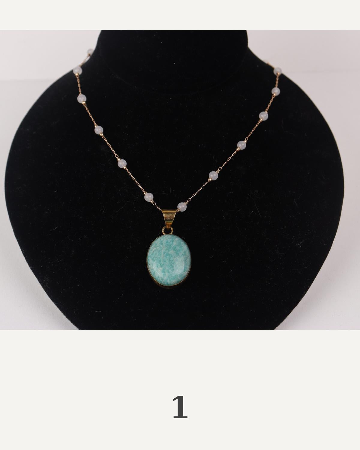 Amazonite Necklace Pendants
