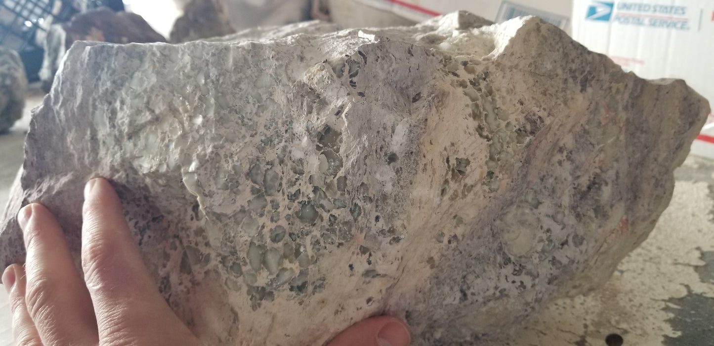 Chalcosiderite in Rhyolite & Alunite