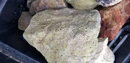 Epidote W/ Quartz, Lime Green