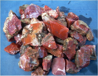 Blood Swirl Agate; Red Agate