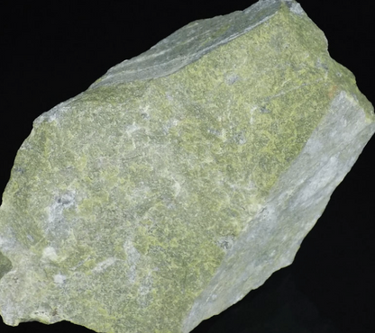 Epidote W/ Quartz, Lime Green