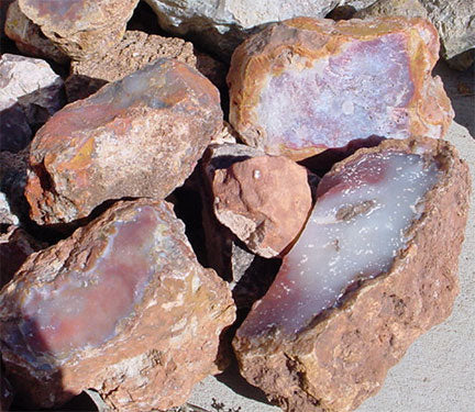 Blood Swirl Agate; Red Agate