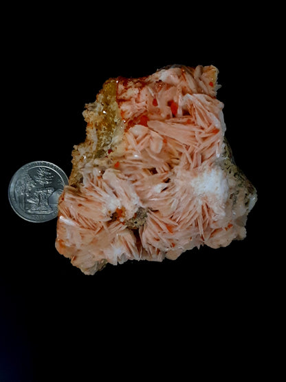 Vanadinite with Barite specimen